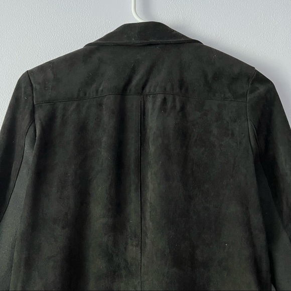 🍉 BB Dakota Wade Black Faux Suede Jacket XS - Picture 9 of 16